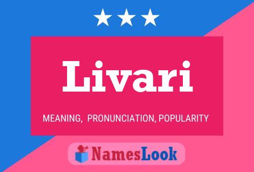 Livari Name Poster