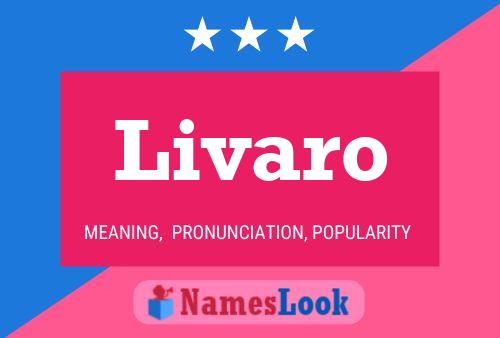 Livaro Name Poster