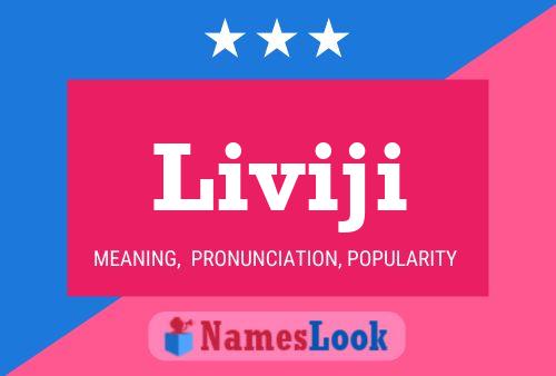 Liviji Name Poster