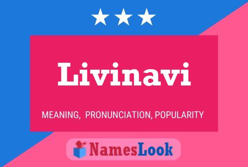 Livinavi Name Poster