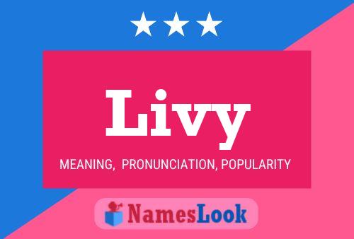 Livy Name Poster