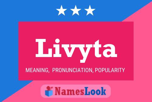 Livyta Name Poster