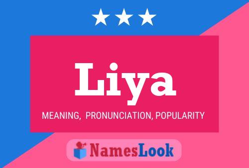 Liya Name Poster