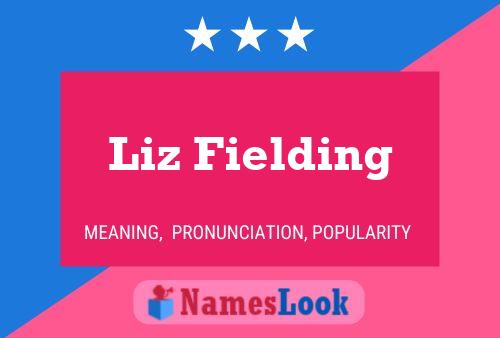 Liz Fielding Name Poster