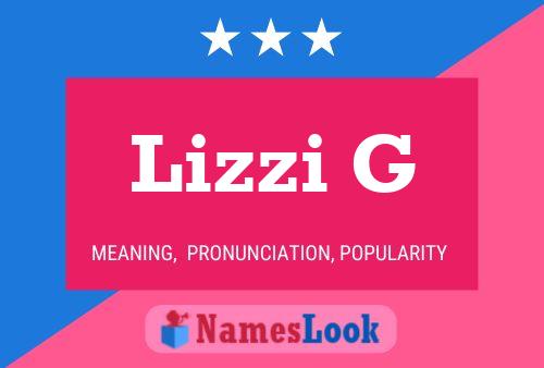 Lizzi G Name Poster