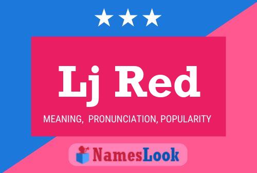 Lj Red Name Poster