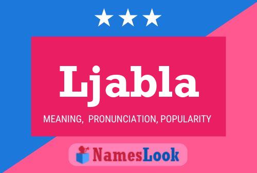 Ljabla Name Poster