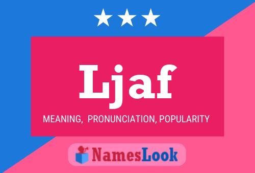 Ljaf Name Poster