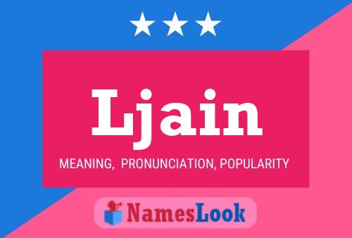 Ljain Name Poster