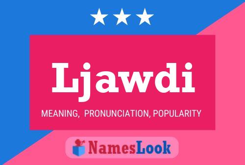 Ljawdi Name Poster