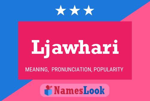 Ljawhari Name Poster