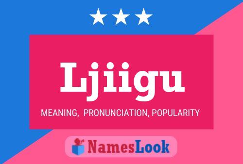 Ljiigu Name Poster