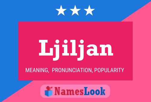 Ljiljan Name Poster