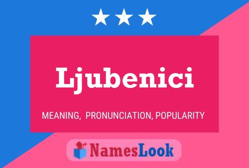 Ljubenici Name Poster