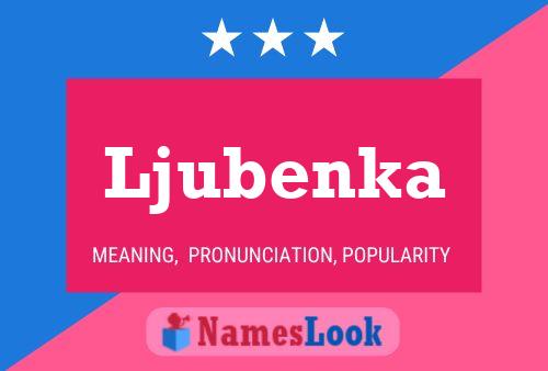 Ljubenka Name Poster