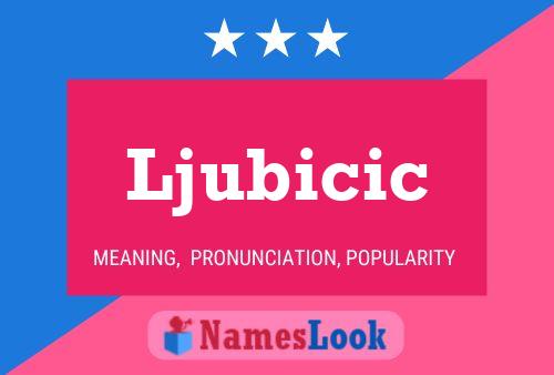 Ljubicic Name Poster