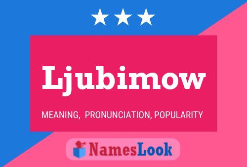 Ljubimow Name Poster