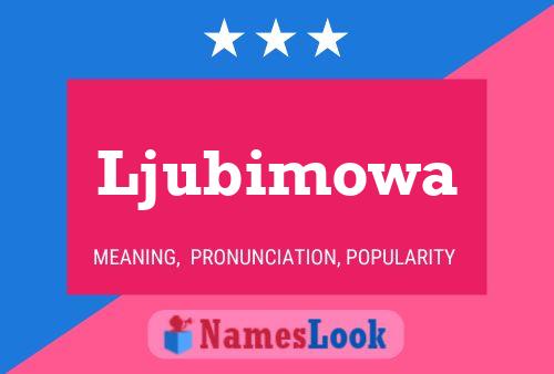 Ljubimowa Name Poster