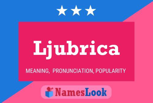 Ljubrica Name Poster