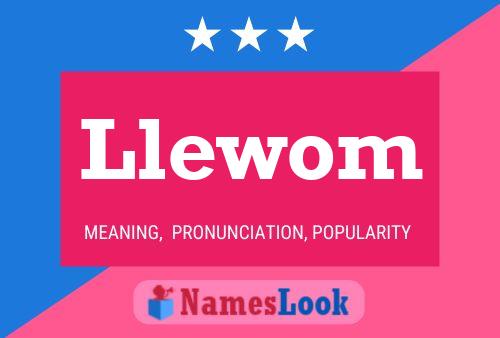 Llewom Name Poster