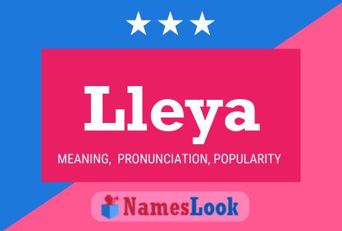 Lleya Name Poster