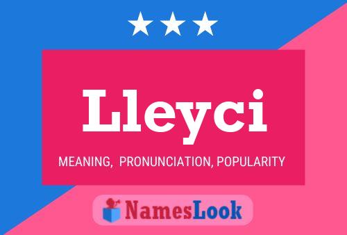 Lleyci Name Poster