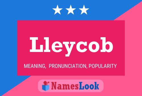 Lleycob Name Poster