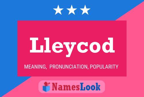 Lleycod Name Poster