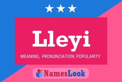 Lleyi Name Poster