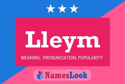 Lleym Name Poster