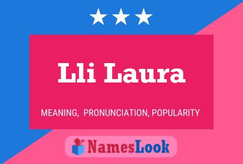 Lli Laura Name Poster