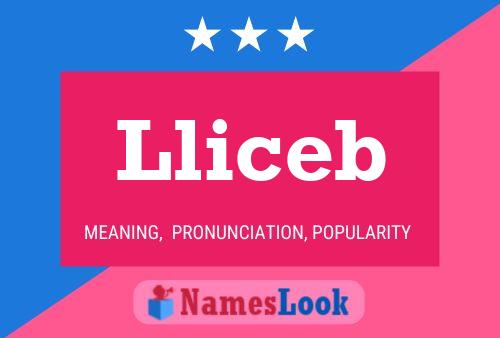 Lliceb Name Poster