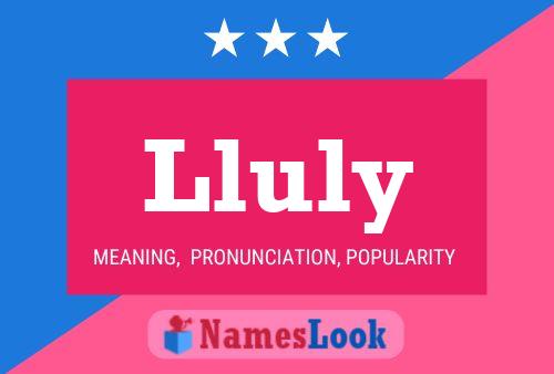 Lluly Name Poster