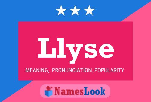 Llyse Name Poster