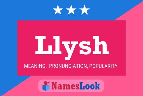 Llysh Name Poster