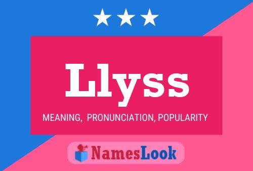 Llyss Name Poster