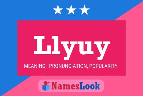 Llyuy Name Poster