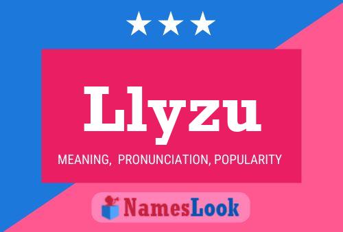 Llyzu Name Poster