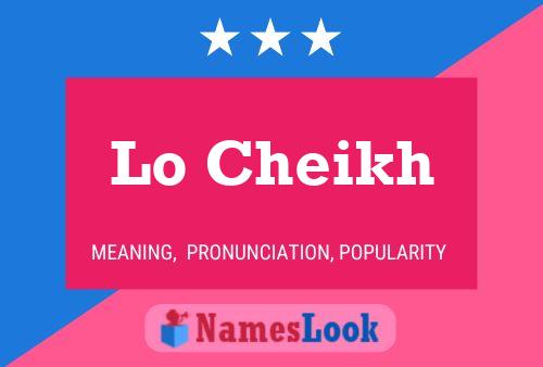 Lo Cheikh Name Poster