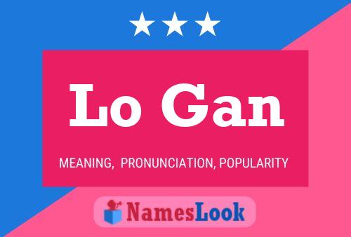 Lo Gan Name Poster