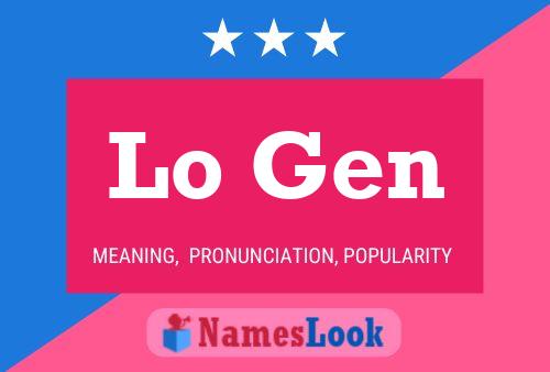 Lo Gen Name Poster