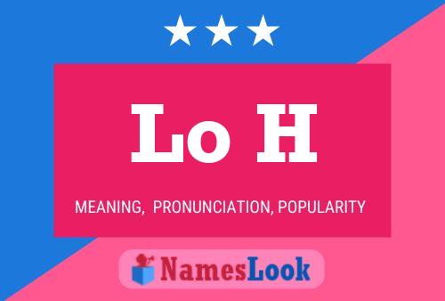 Lo H Name Poster