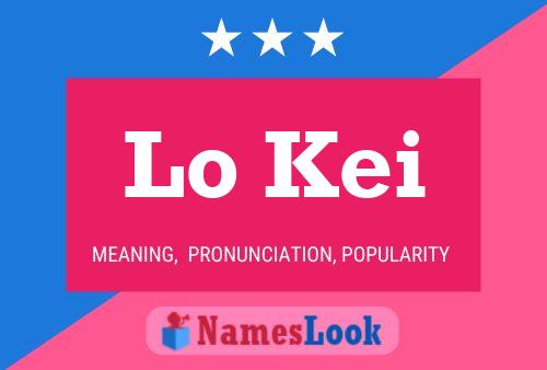 Lo Kei Name Poster