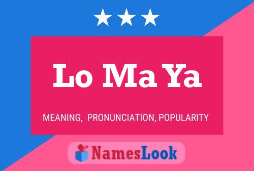 Lo Ma Ya Name Poster