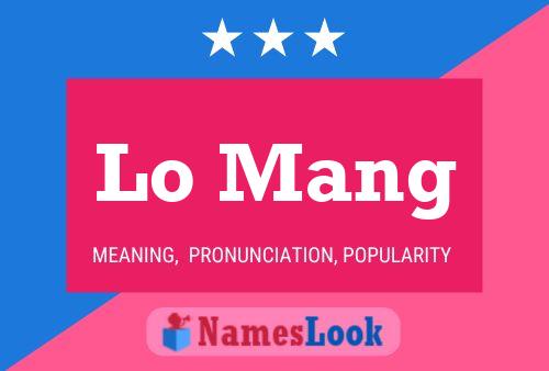 Lo Mang Name Poster