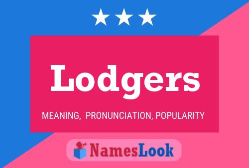 Lodgers Name Poster