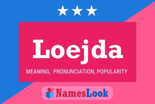 Loejda Name Poster