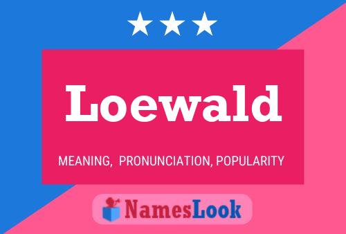 Loewald Name Poster