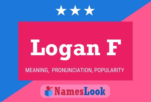 Logan F Name Poster