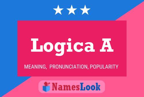 Logica A Name Poster